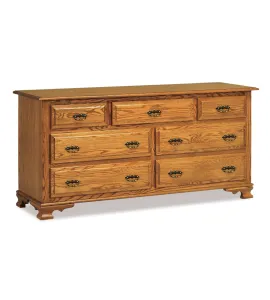 JR Heritage 66" 7 Drawer Dresser