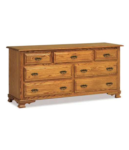 JR Heritage 66" 7 Drawer Dresser