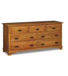 JR Heritage 72" 7 Drawer Dresser