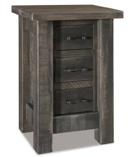Houston 22&quot; 3 Drawer Night Stand