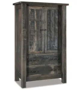 Houston 2 Drawer 2 Door Armoire
