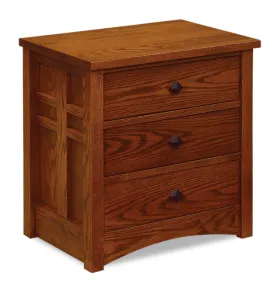 Kascade 3 Drawer Night Stand