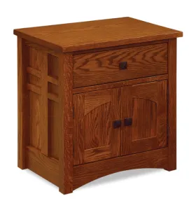Kascade 1 Drawer 2 Door Night Stand
