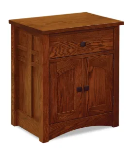 Kascade 1 Drawer 2 Door Night Stand