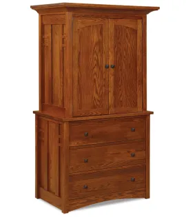Kascade 3 Drawer 2 Door Armoire