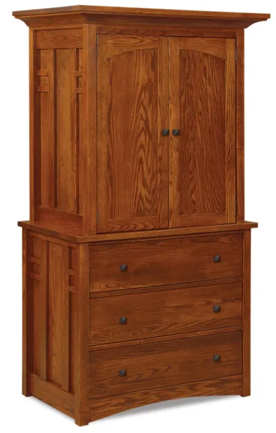 Kascade 3 Drawer 2 Door Armoire