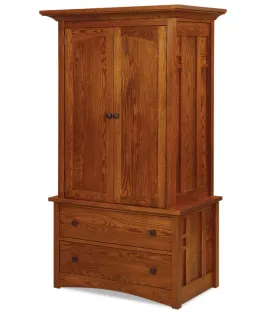 Kascade 2 Drawer 2 Door Armoire