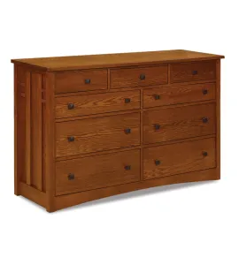 Kascade 65" 9 Drawer Mule Dresser