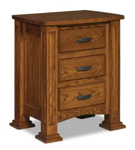 Lexington 3 Drawer Night Stand - QUICK SHIP