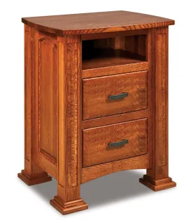 Lexington 2 Drawer Night Stand with Opening