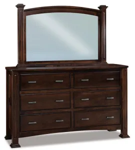 JR Lexington 70" 6 Drawer Dresser