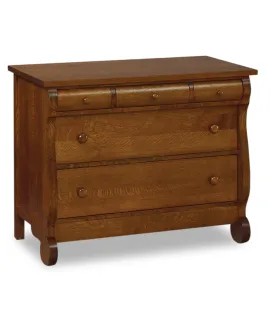 Old Classic Sleigh 5 Drawer Child's Chest