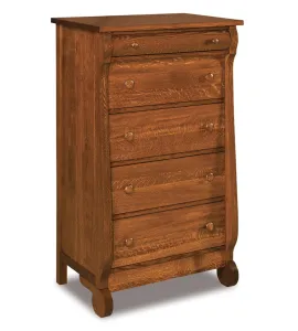 Old Classic Sleigh 5 Drawer Chest