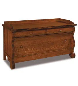 Old Classic Sleigh Blanket Chest