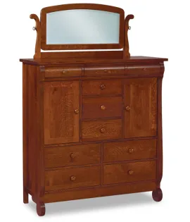 Old Classic Sleigh His  &amp; Her Chest