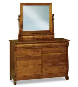 Old Classic Sleigh 58" 9 Drawer Dresser