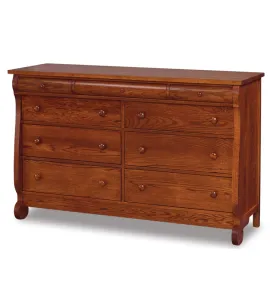 Old Classic Sleigh 65" 9 Drawer Mule Dresser
