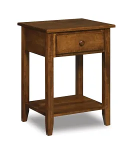 Shaker 1 Drawer Open Night Stand