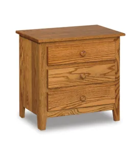 Shaker 3 Drawer Night Stand
