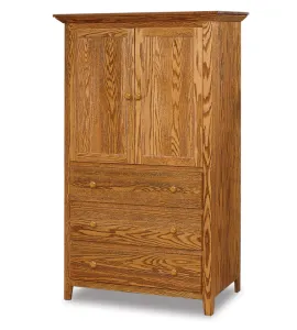 Shaker 3 Drawer 2 Door Armoire