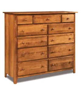 Shaker 11 Drawer Double Chest