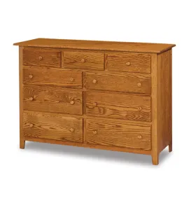 Shaker 59" 9 Drawer Dresser