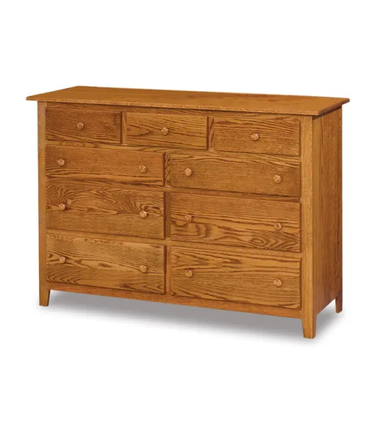 Shaker 59" 9 Drawer Dresser
