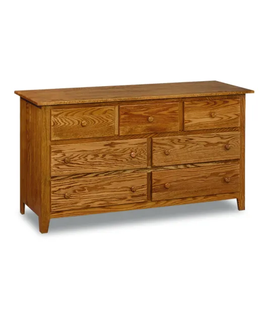 Shaker 59" 7 Drawer Dresser