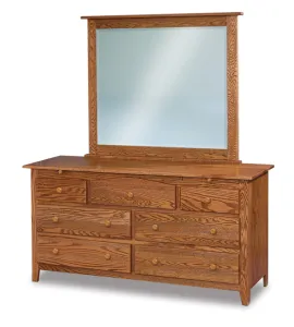 Shaker 7 Drawer Dresser with Jewelry Drawer