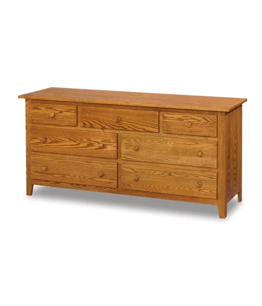 Shaker 66" 7 Drawer Dresser