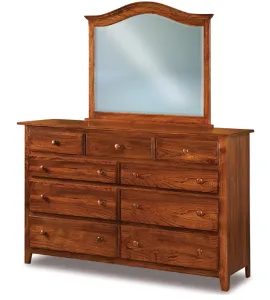 Shaker 66" 9 Drawer Dresser