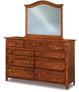 Shaker 66&quot; 9 Drawer Dresser