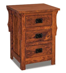 Stick Mission 3 Drawer Night Stand