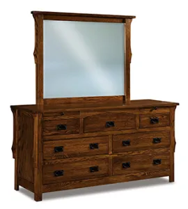 Stick Mission 7 Drawer Dresser with Jewelry Drawer