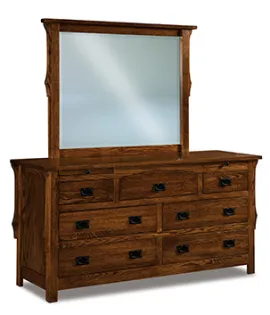 Stick Mission 7 Drawer Dresser with Jewelry Drawer