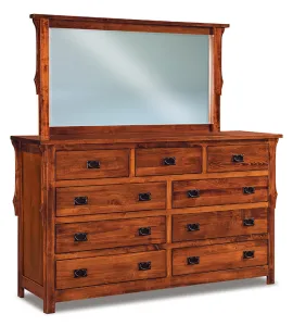 Stick Mission 73" 9 Drawer Dresser