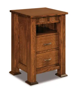 Sequoyah 2 Drawer Night Stand with Opening