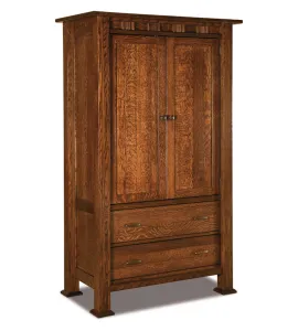 Sequoyah 2 Drawer 2 Door Armoire