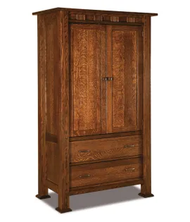 Sequoyah 2 Drawer 2 Door Armoire