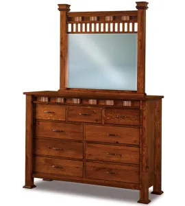 Sequoyah 60" 9 Drawer Dresser
