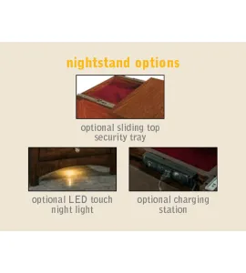 Artesa 3 Drawer  Night Stand