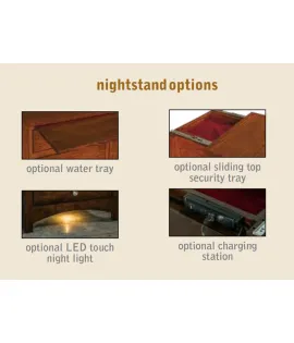 Boulder Creek 30&quot; 1 Drawer 2 Door Night Stand