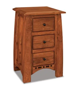 Boulder Creek 18" 3 Drawer Night Stand