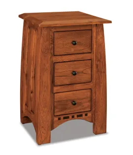 Boulder Creek 18&quot; 3 Drawer Night Stand
