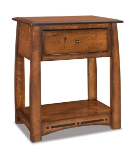 Boulder Creek 30&quot; 1 Drawer Open Night Stand