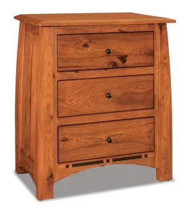 Boulder Creek 30" 3 Drawer Night Stand