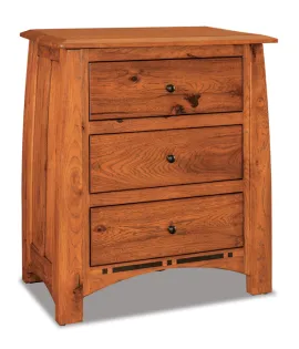 Boulder Creek 30&quot; 3 Drawer Night Stand