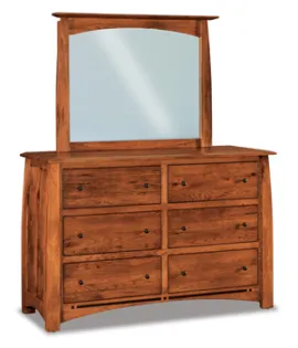 Boulder Creek 60&quot; 6 Drawer Dresser (44&quot;Height)