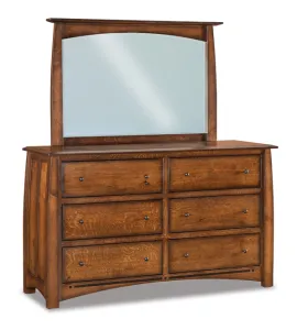 Boulder Creek 67" 6 Drawer Dresser