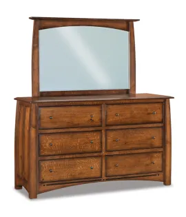 Boulder Creek 67&quot; 6 Drawer Dresser